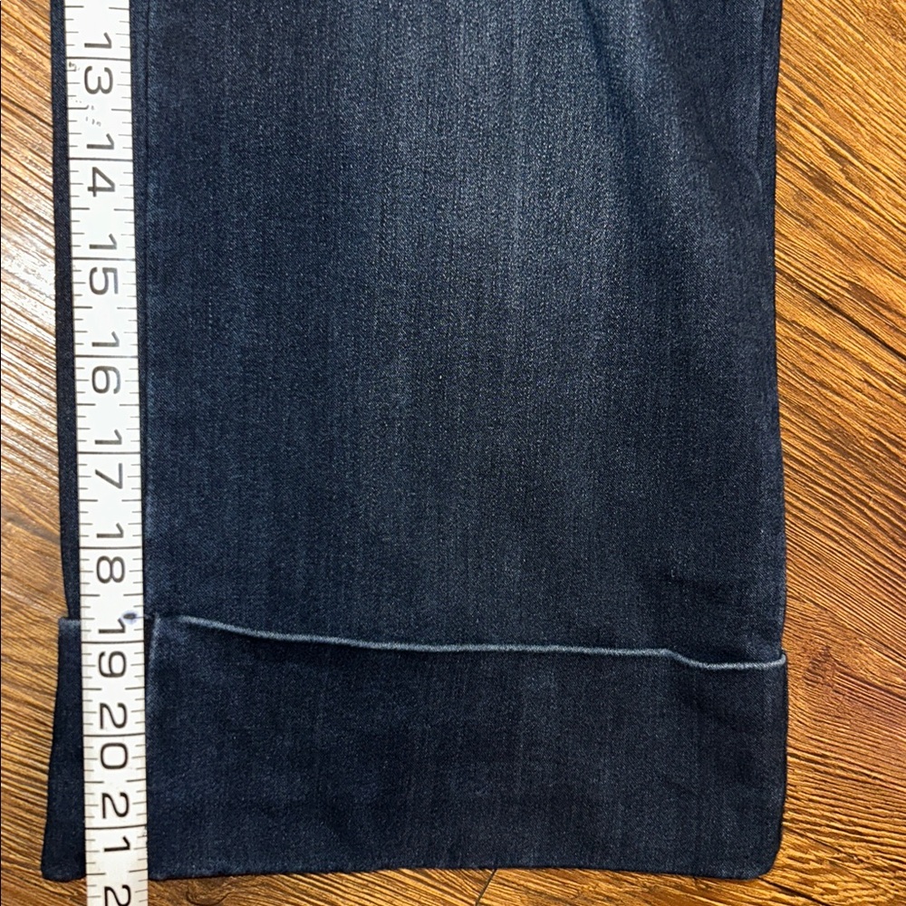 Maurices Blue Ankle Cropped Jeans with Wide-Leg Design - Picture 7 of 8